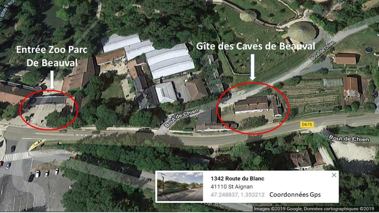 Gite Caves De Beauval Saint-Aignan  Exteriér fotografie